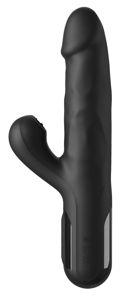 FFS Sonix Silicone Thruster Bl, Kraftvolle Stöße & flackernde Zungen: Intensiv-Vibrator mit 3 Motoren, 27 Modi und seidig weichem Silikon für ekstatische Lust!