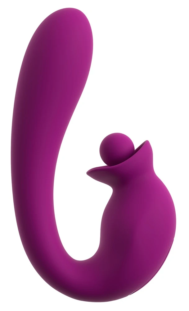 Javida 2F Vibrator Double Rota, Vibrator mit Doppelrotation für intensive G-Punkt- und Klitorisstimulation, 10 Modi und getrennte Steuerung von Javida
