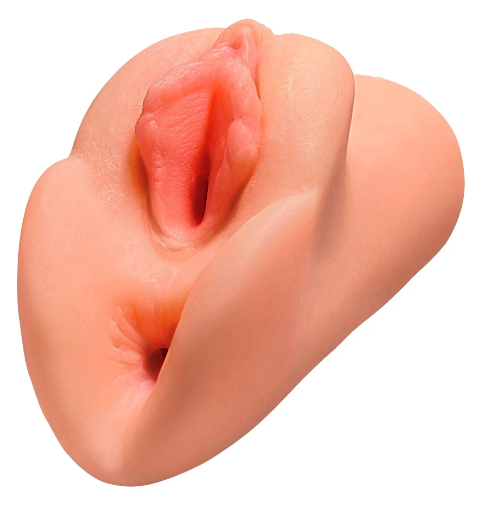 PDX Plus PP Double Stroker Masturbator in lebensechter Vagina-/Anus-Optik