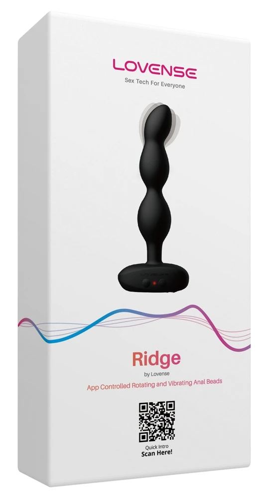 Lovense Ridge Analvibrator mit rotierender Spitze & App-Steuerung für intensive Prostata- und G-Zonenreize
