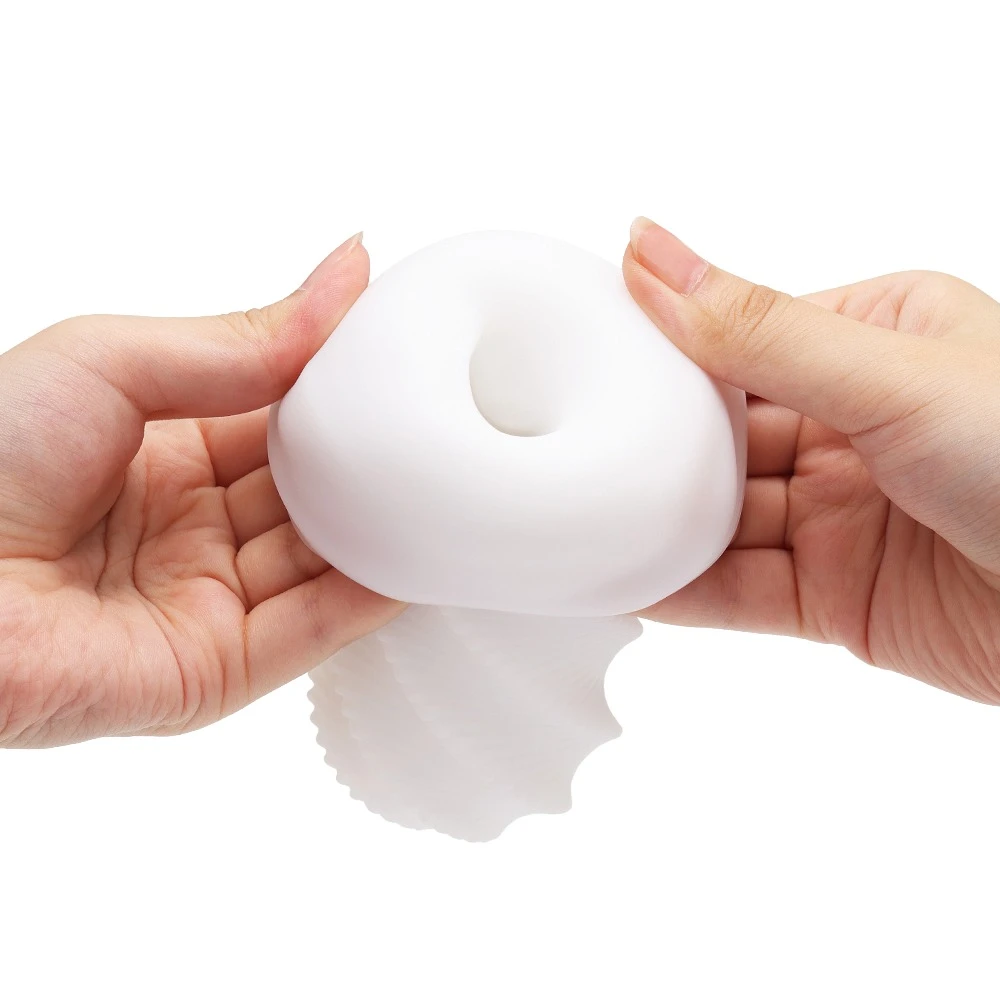 Tenga 3Dx SPIRAL, TENGA 3Dx SPIRAL Masturbator Wiederverwendbar 3D Reliefstruktur Softmaterial Intensiv Massagerillen inkl. Gleitgel