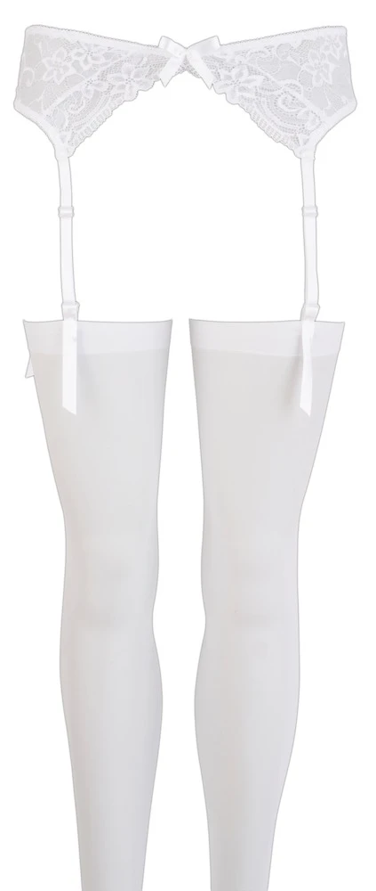 Strapsgürtel weiß S/M