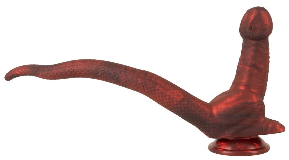 Beasty Cocks Panthera Double, Doppeldildo Panthera Double mit Saugfuß, markantem Plug und 30 cm Schwanz für heiße Spiele
