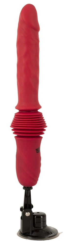 RC Double Thrusting Fucking Ma, Erotischer Stoßvibrator mit doppelter Stoßkraft, Power-Vibration, verstellbarem Saugfuß und Fernbedienung – The Banger