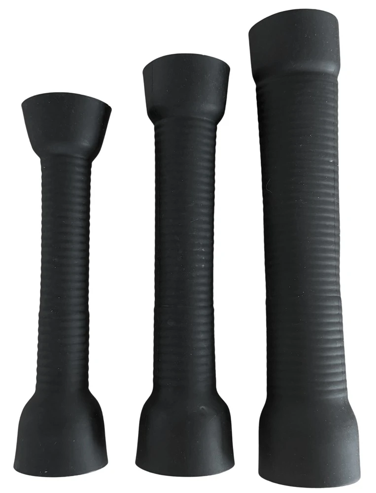 VacuGlide 3 Silicone Sleeves, VacuGlide Zubehörset mit 3 gerillten Silikon-Sleeves in S, M und L – blitzschnell austauschbar für intensiven Genuss