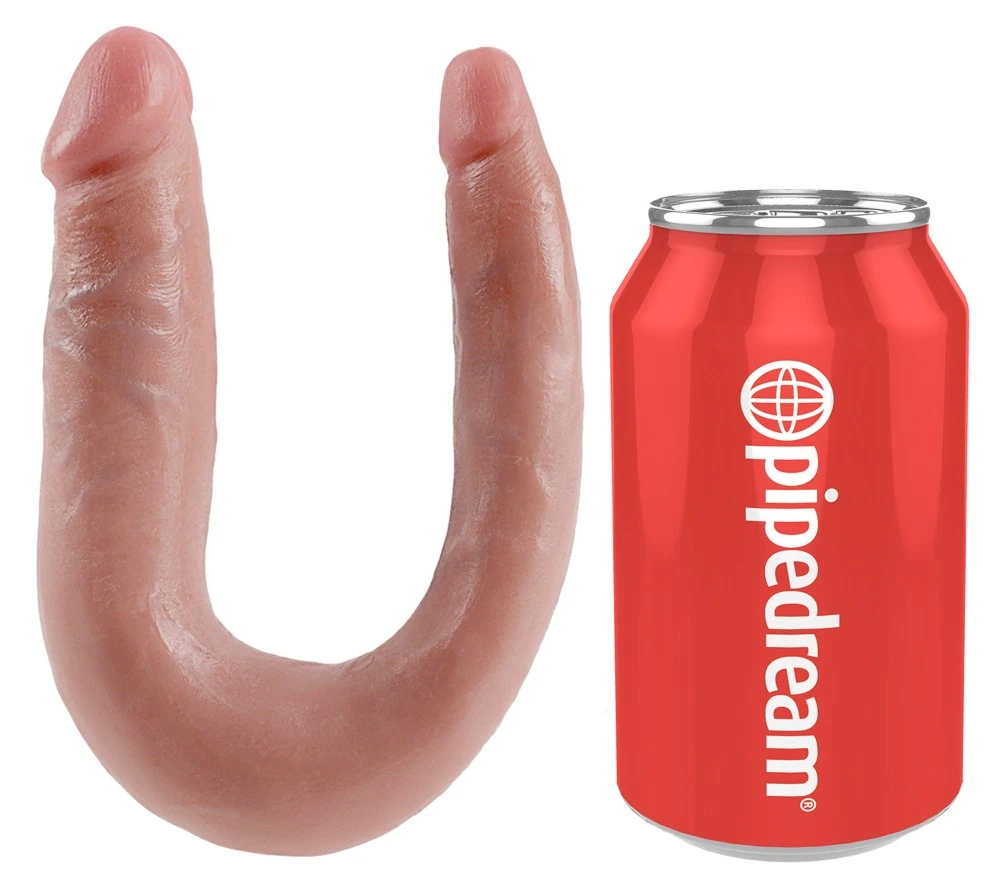 King Cock Double Trouble Doppeldildo im Naturlook