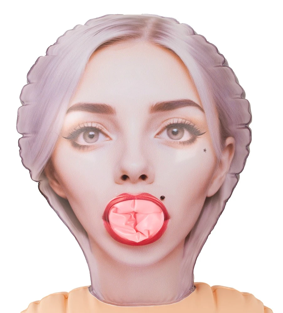 NaughtyDollz Tattoed Love Doll, Sexy aufblasbare Liebespuppe mit Tattoo-Look, großen Brüsten und 3 Öffnungen, realistische Größe, Naughty Dollz Design, frech und auffällig