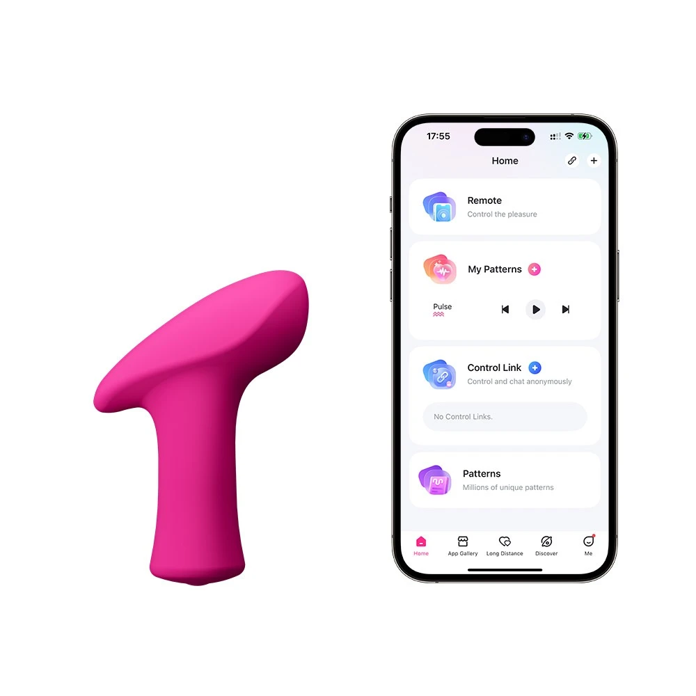Ambi, Lovense Ambi Auflegevibrator mit App-Steuerung für intensive Klitoris-Vibes & prickelndes Lustspiel