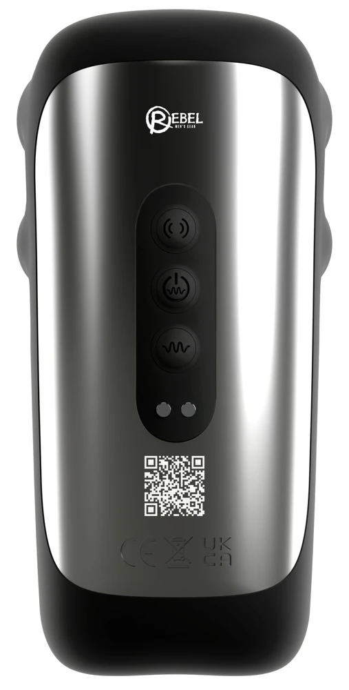 Rebel Puls.&Vibr. Masturbator, Masturbator mit Pulse, Vibes & Greifmassage, beweglichen Vibro-Fingern und 10 Vibrationsmodi für intensive Momente – Rebel