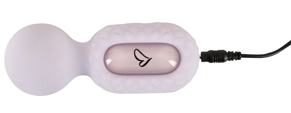 beau coeur Celoro Mini Wand, CELORO Mini Wand – kompakter Massagestab mit softem Kopf, 10 intensiven Vibrationsmodi und stylischer Rautenstruktur für präzise Lustmomente überall