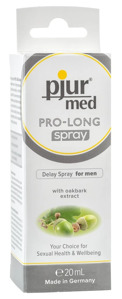 pjur med Pro-Long Spray 20 ml, Intim-Pflegecreme ORGANIC Care – vegane Feuchtigkeitspflege, beruhigt empfindliche Haut, stärkt die Elastizität und sorgt für geschmeidige Pflege nach der Rasur