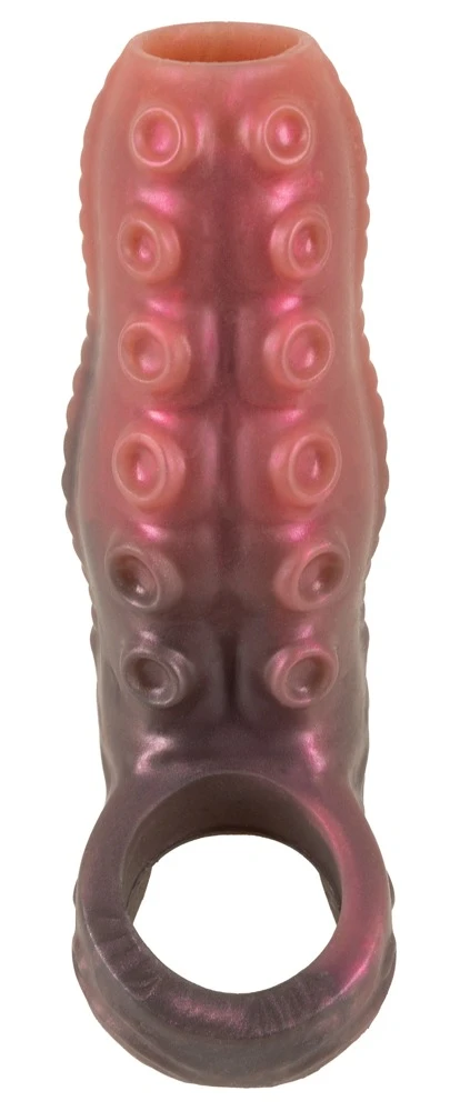 Beasty Cocks Tentacle Sleeve, Erotische Tentacle Sleeve mit offener Penishülle und Hodenring für intensive Stimulation