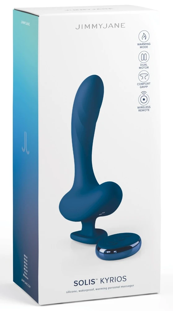 JJ Solis Kyrios, Analvibrator Solis Kyrios: 2 Motoren, 10 Vibrationsmodi, praktische Fernbedienung für gezielte Prostata- & Perineum-Stimulation