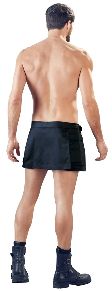 Kurzer Herren-Rock von Svenjoyment aus festem Webstoff im markanten Gladiator-Style.