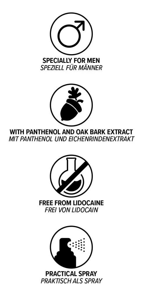 pjur med Pro-Long Spray 20 ml, Intim-Pflegecreme ORGANIC Care – vegane Feuchtigkeitspflege, beruhigt empfindliche Haut, stärkt die Elastizität und sorgt für geschmeidige Pflege nach der Rasur