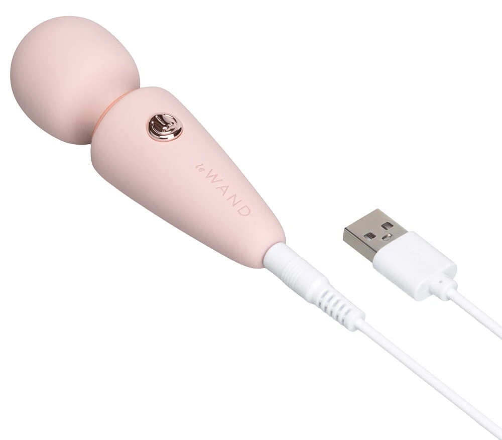 le Wand Mini Microwand, Mini Vibe Microwand von le Wand kompakter Massagestab mit kraftvoller Vibration flüsterleise Bedienung 7 Modi 3 Intensitäten Soft Touch für zuhause und unterwegs
