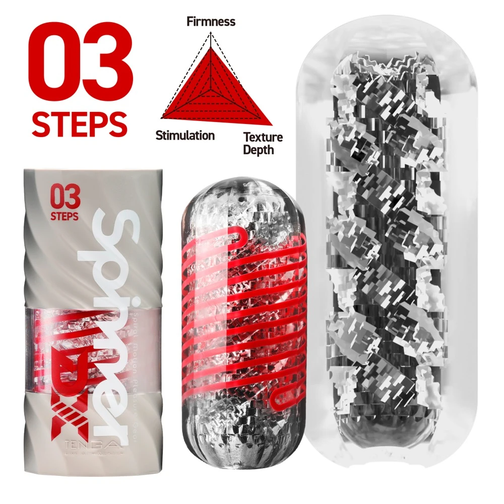 Tenga Spinner Deluxe 3 Steps, Dreh dich zum Höhepunkt – Wiederverwendbarer Masturbator mit Spiral-Effekt und intensiver Reizstruktur Tenga Spinner Deluxe 3 Steps, Dreh dich zum Höhepunkt – Wiederverwendbarer Masturbator mit Spiral-Effekt und intensiver Reizstruktur