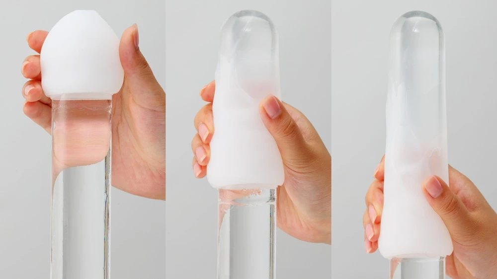 Egg Masturbator Set Standard – 3er Pack Einmal-Sleeves in Ei-Schale mit 3 Reizstrukturen inkl. Gleitgel, erotisch & diskret