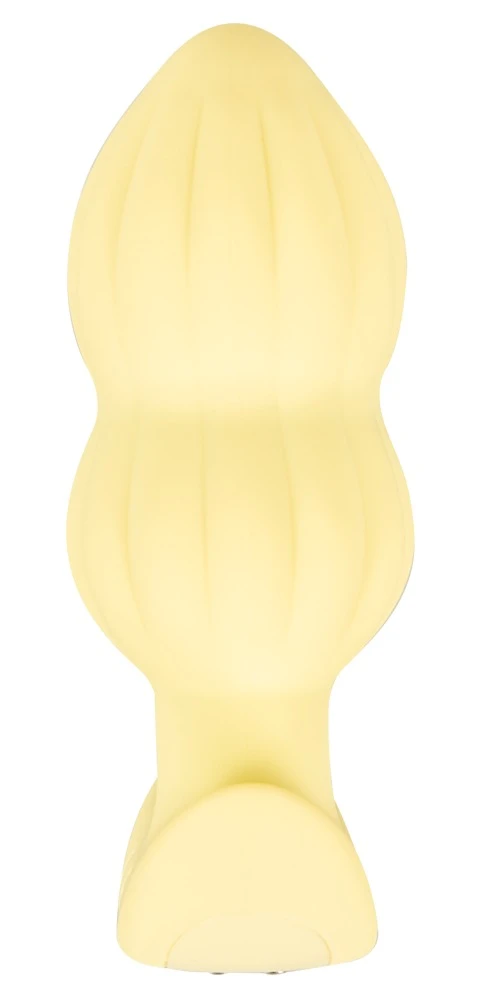 Cuties Vibrating Plug Yellow, Vibrating Mini Butt Plug Yellow von Cuties – kompakter Analplug mit 7 intensiven Vibrationsmodi, weicher Spitze und verspieltem Design für prickelnde, lustvolle Abenteuer
