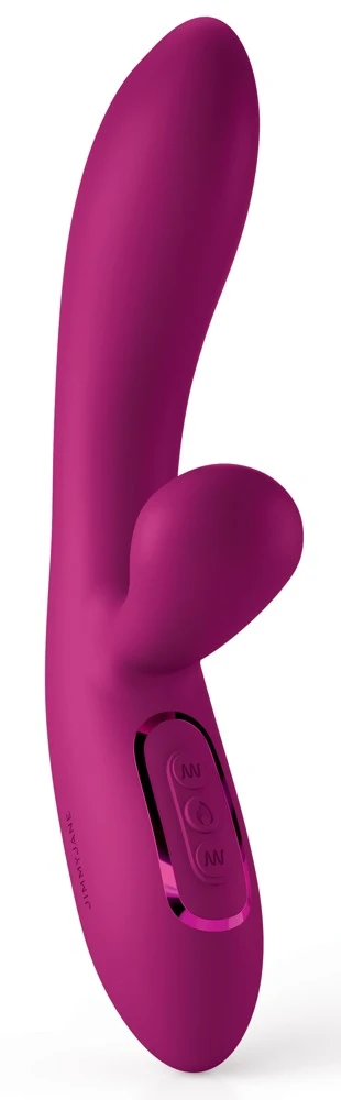 JJ Solis Rabbit, Solis Rabbitvibrator: 3 Motoren, 10 Vibrationsmodi & Wärmefunktion für intensive Dual-Stimulation und höchsten Komfort!
