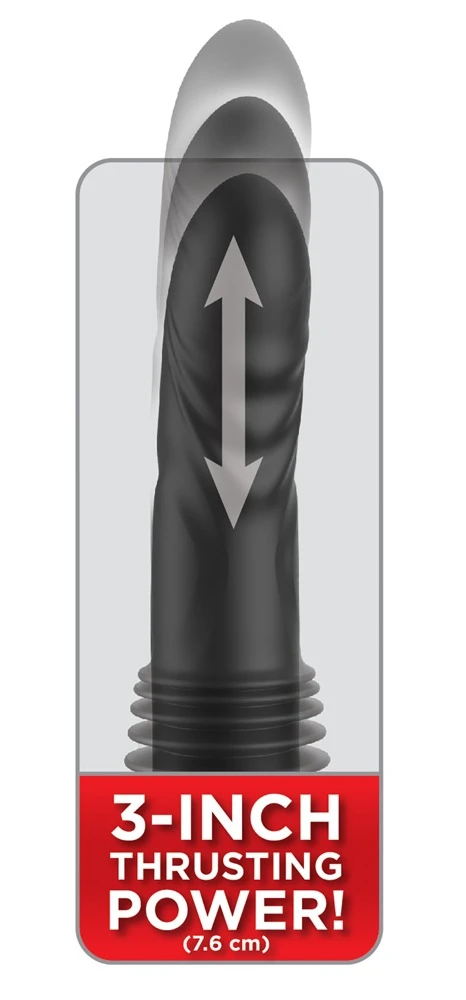 FFS Ultimate Silicone Thrus.BL, Erlebe maximale Power und vielseitige Funktionen mit dem Stoßvibrator Ultimate Silicone Thruster – für doppelte Stimulation und freihändigen Spaß