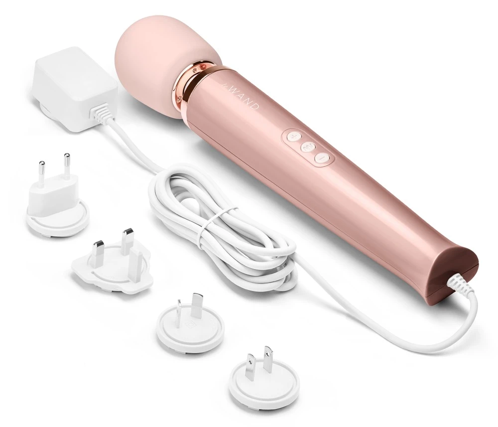 Le Wand Powerful Plug-In Luxus-Massagestab im klassischen Design