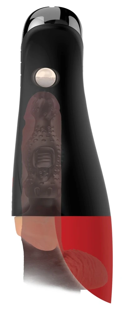 PDXE Fuck-O-Matic Pro XL Light, Intensive Penis- und Hodenmassage mit 5-fach Saug- und Vibrationspower, der Fuck-O-Matic Pro XL bringt Dich an Deine Grenzen!