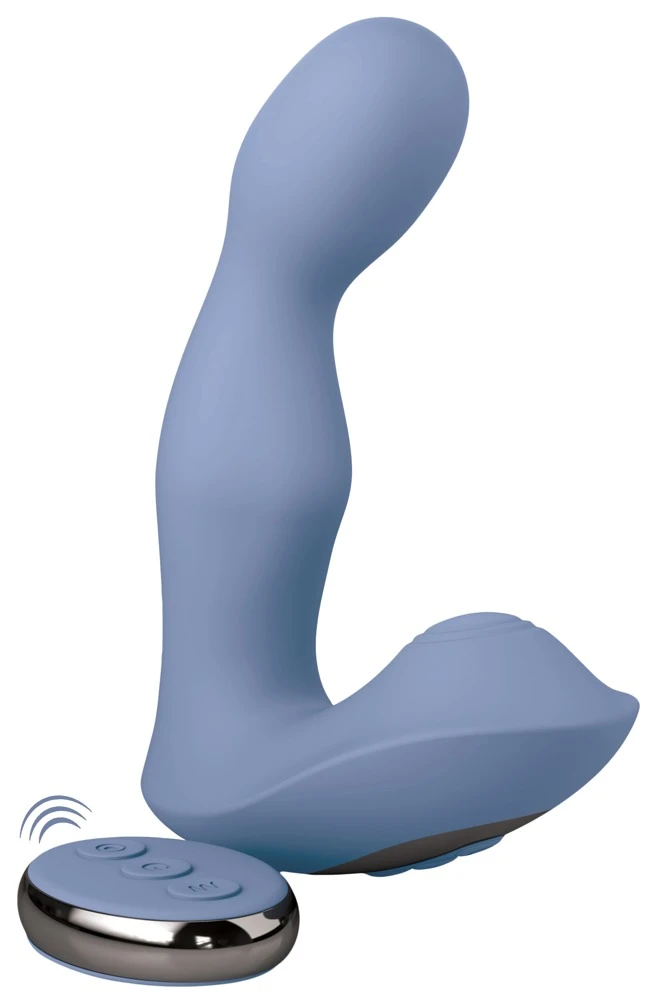 JJ Pulsus P-Spot, Intensive Prostata-Massage: 2 Motoren, 3 Modi & praktische Fernbedienung für gleichzeitige innere & äußere Stimulation