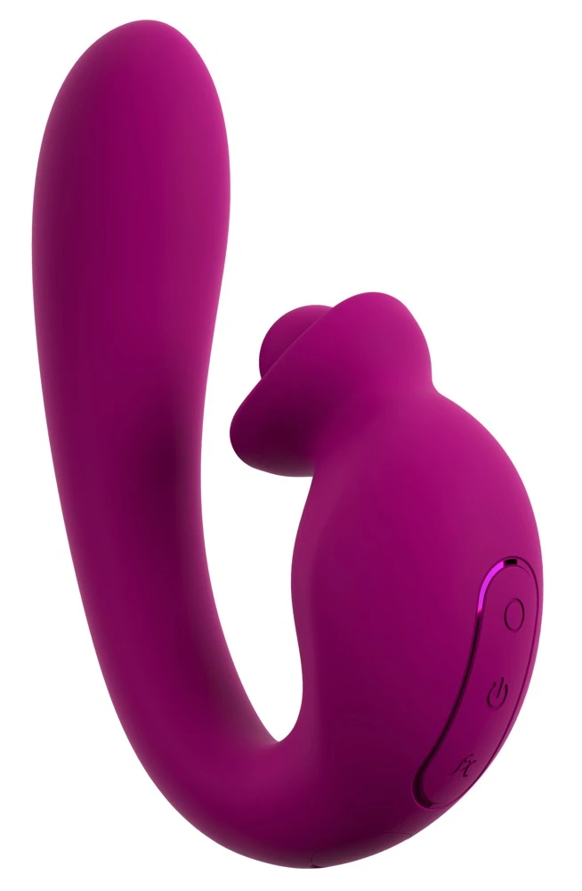 Javida 2F Vibrator Double Rota, Vibrator mit Doppelrotation für intensive G-Punkt- und Klitorisstimulation, 10 Modi und getrennte Steuerung von Javida
