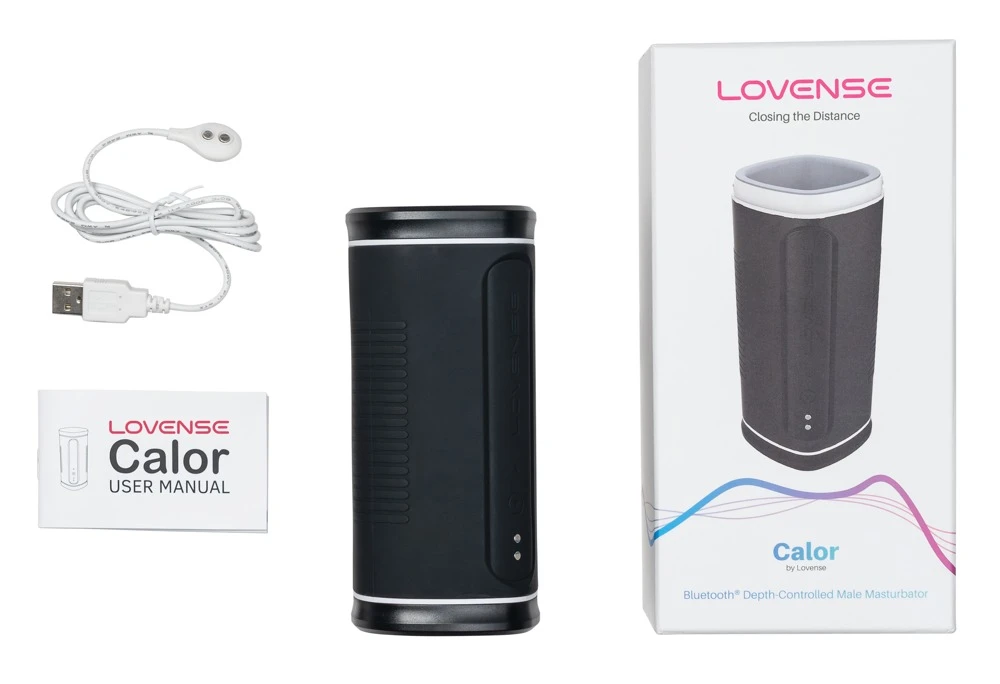 Calor, Lovense Calor Vibro-Masturbator mit Wärmefunktion & Smart-Sensor für intensive Tiefenvibrationen