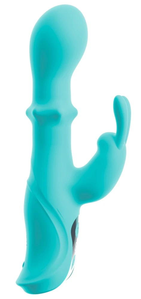 beau coeur Oriven Rabbit Vibra, ORIVEN Rabbitvibrator mit nickendem Vibro-Kopf & Slide Ring für intensive Dual-Stimulation von G-Zone & Klitoris