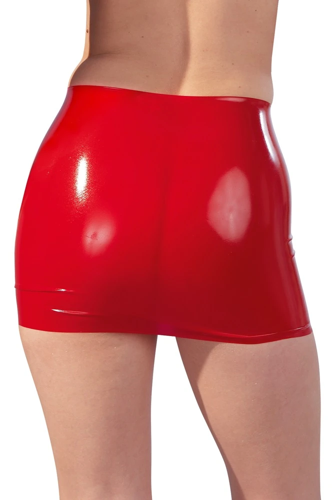 Latex-Minirock in enger Passform - passt sich anschmiegsam den Kurven an!
