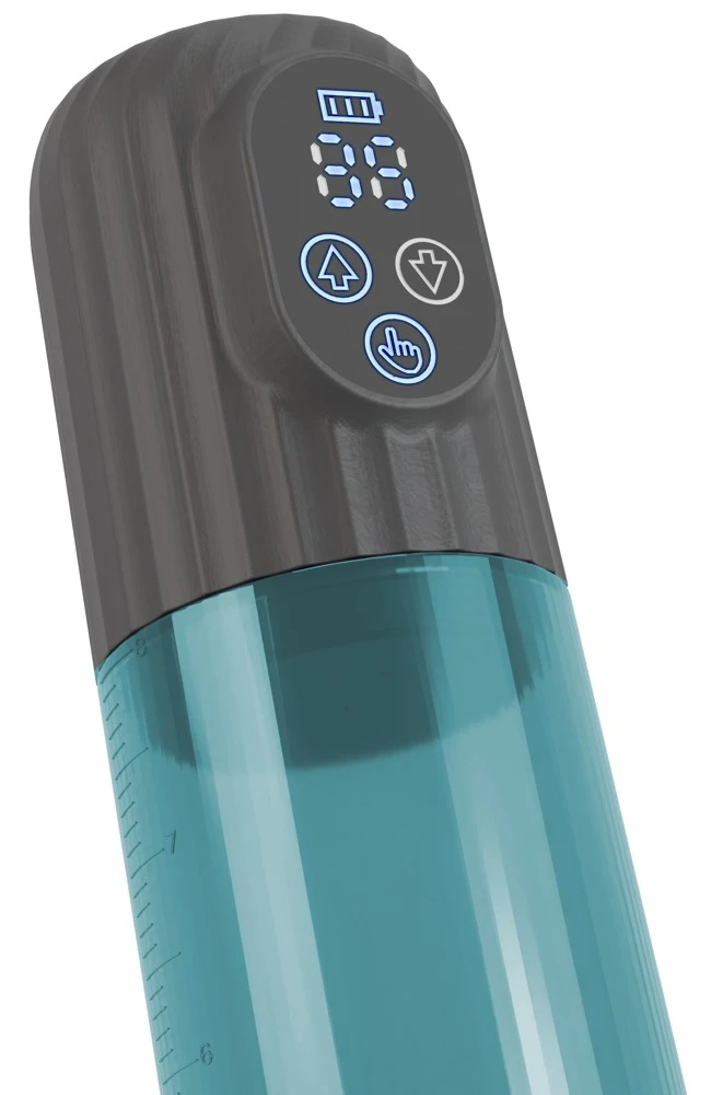 Mr.Boner Automatic Vacuum Pump, Automatische Penispumpe mit 8 Modi: Leistungsstarker Unterdruck, einfache Bedienung, 2 Manschetten - für effektives Potenz-Training
