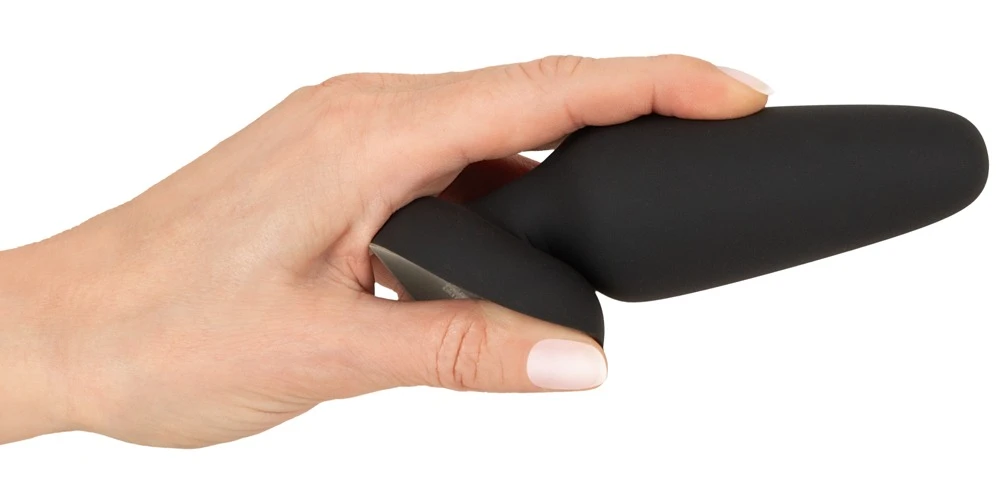 Black Velvets Silicone Plug, Analplug mit Saugfuß aus Liquid-Silikon konisch flexibel analsicherer Stopper für Einsteiger & Profis Black Velvets