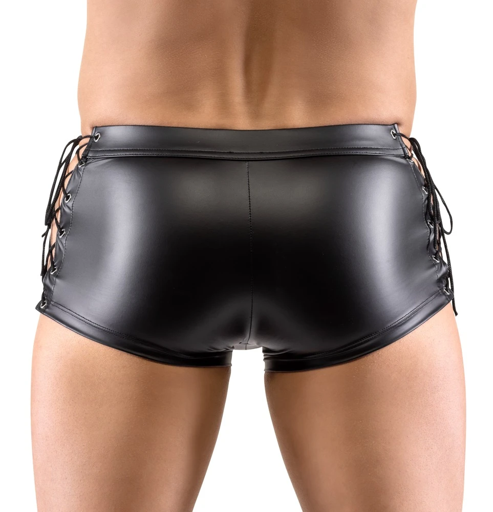 Betonende eng geschnittene Pants von Svenjoyment aus leichtem Stretchmaterial mit trendigem matten Finish.