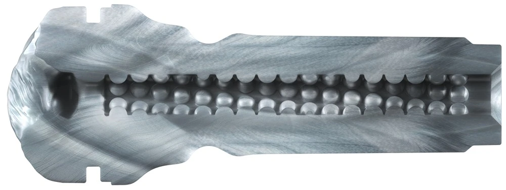 Feel Argenta Kiros, Silver Cyborg Argenta Masturbator in realistischer Vagina-Optik mit hautähnlichem Silver Skin Softmaterial, intensiver Noppenstruktur und diskretem Gehäuse für kraftvolle erotische Stimulation im futuristischen Style