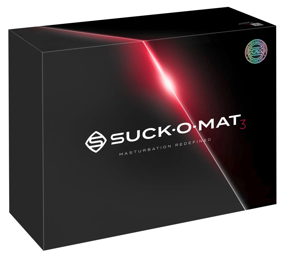 Suck-O-Mat 3 UK-Version, Suck-O-Mat 3 Blowjob Masturbator mit 100% stärkerer Saugkraft, Wärmefunktion, Silikon-Sleeve, automatischem Hub & LED Design UK-Stecker