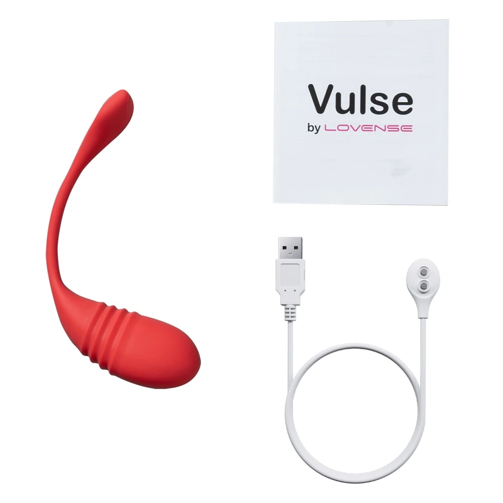 Vulse, Lovense Vulse Vibro-Ei mit Stoßfunktion für intensive G-Punkt-Reize & freihändiges Lustspiel per App
