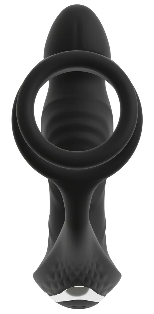 RC Vibrating Prostate Plug Nod, Doppelte Stimulation: Vibration, Ringe & Nodding für heiße Anal-Momente