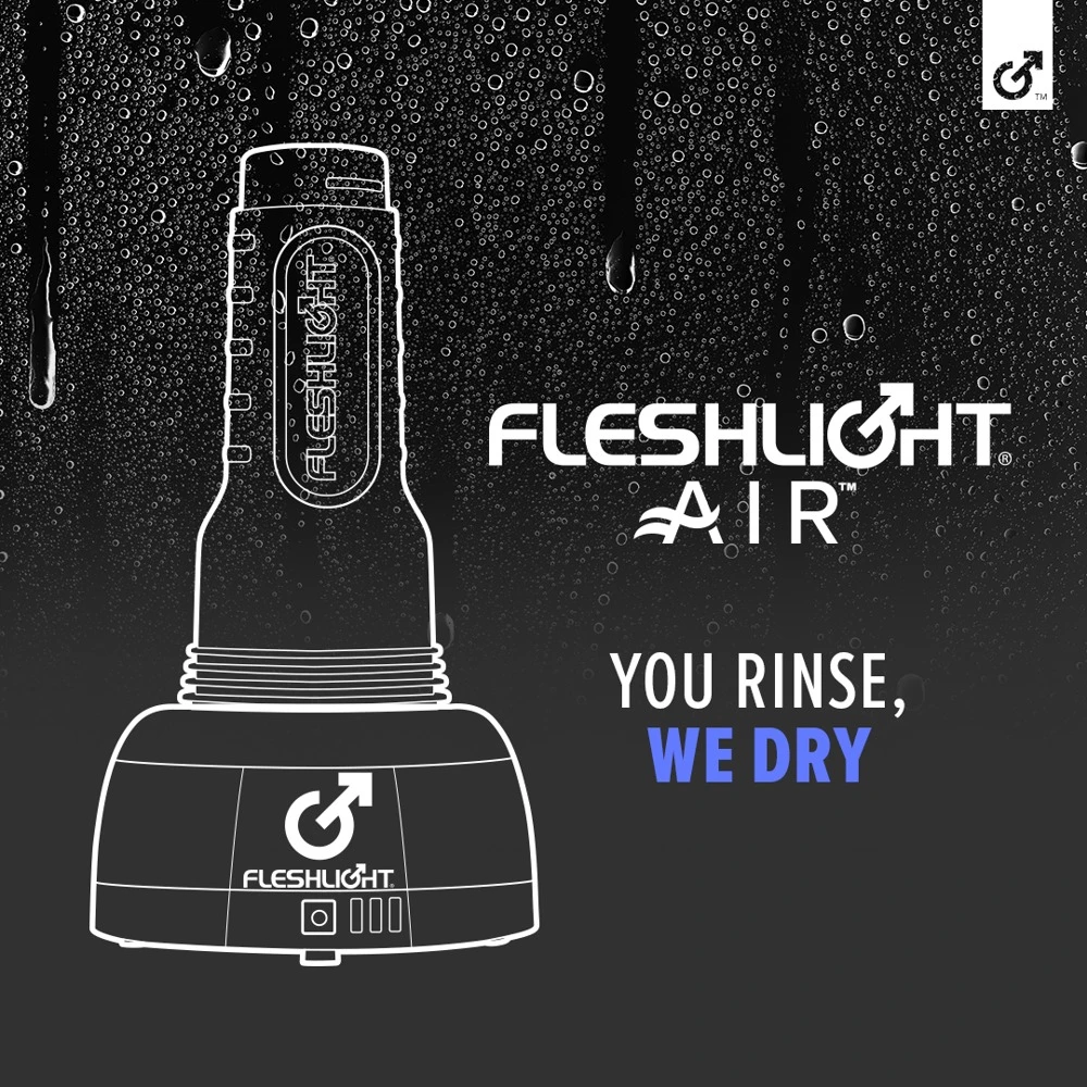 Fleshlight Air, Fleshlight Air USB Trockner für Masturbator-Einsätze mit Adapterring 3 Trocknungsstufen hygienisch und komfortabel Fleshlight