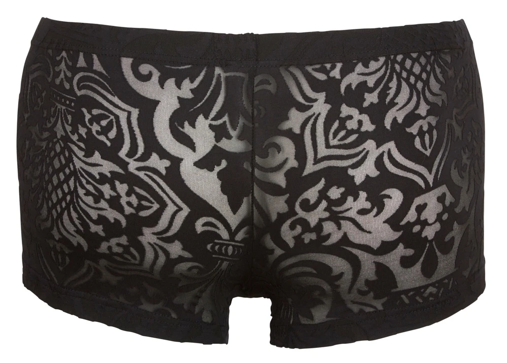 Erregend transparente Pants in samtiger Ausbrenner-Optik. Herrlich weich und elastisch für einen angenehmen Tragekomfort.