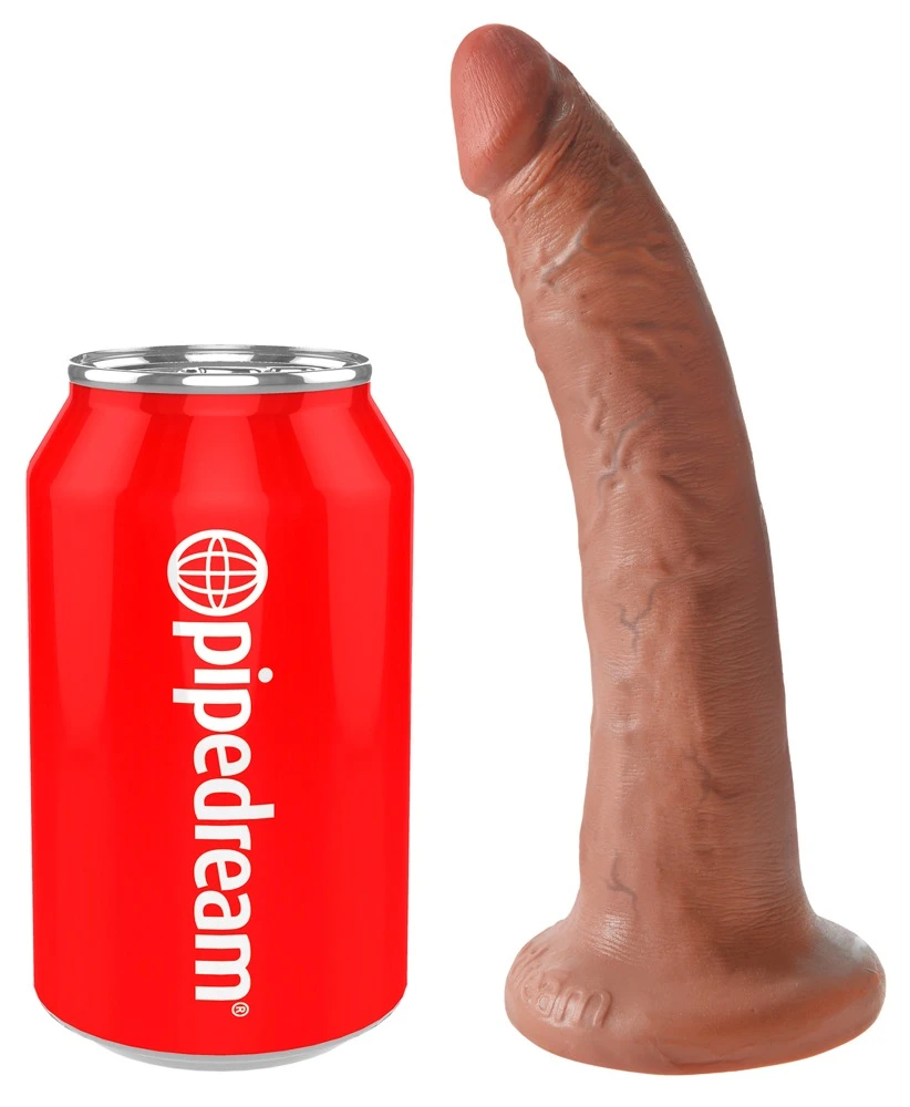 King Cock 7 Zoll Dildo mit Saugfuß