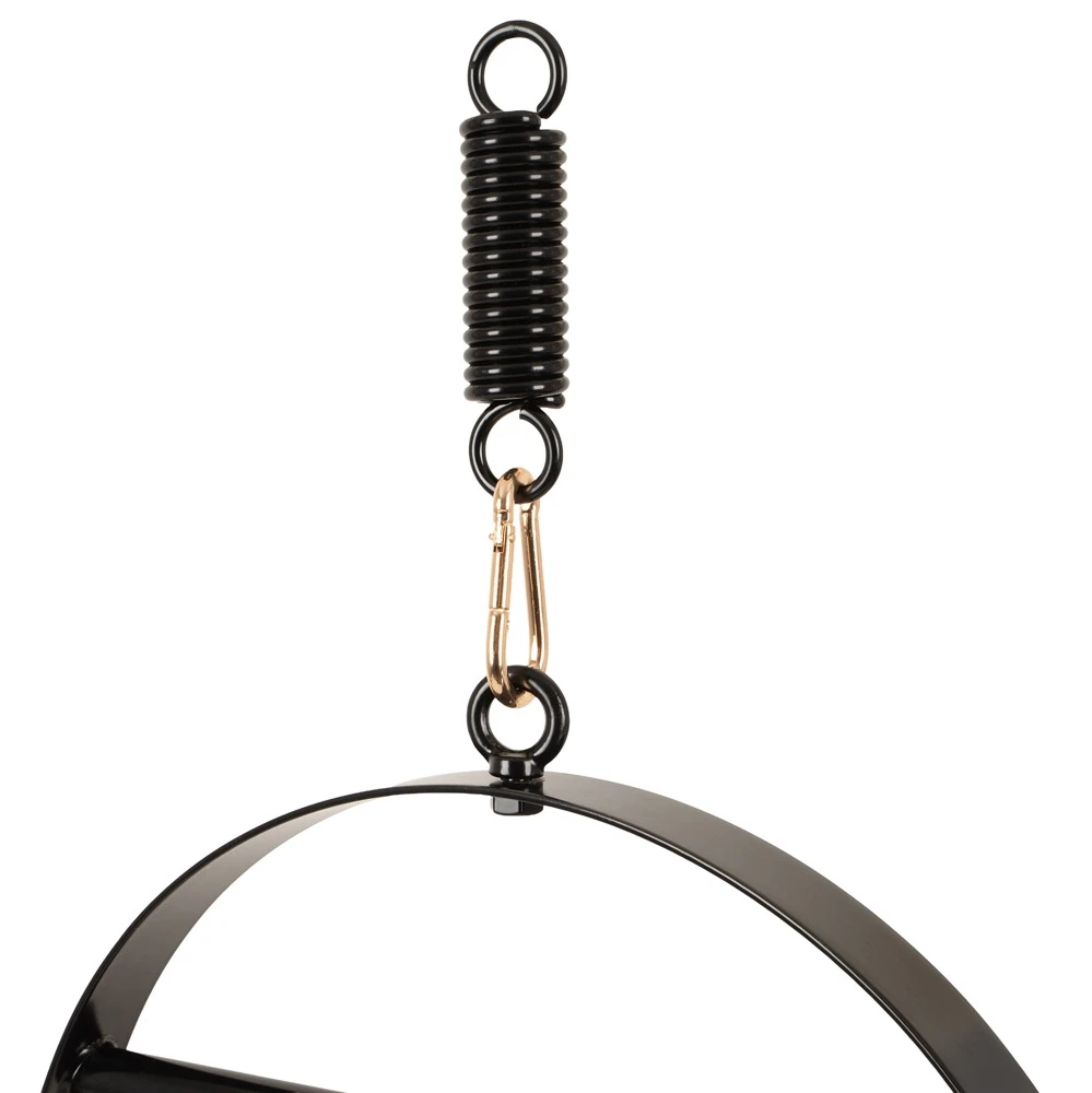 Bad Kitty Sex Swing, Erotische Liebesschaukel Deluxe schwarz-rot Golddetails verstellbar gepolstert für intensive Nähe und neue Positionen