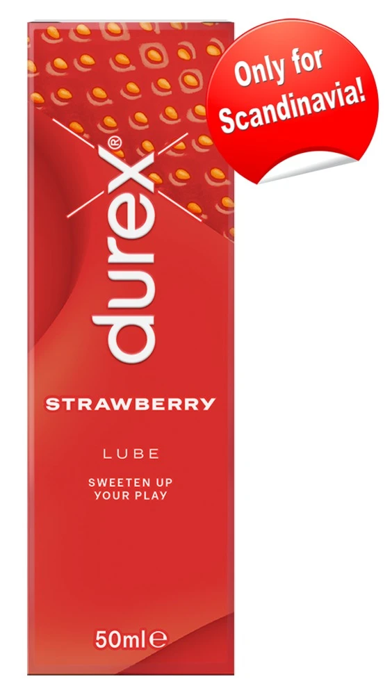 Strawberry Lube Durex Strawberry Lube 50 ml. pH-neutral, zuckerfrei, wasserlöslich & ideal für empfindliche Haut - für fruchtige Intimität!