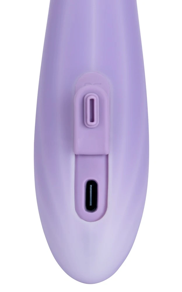 Margot Lilac, Margot App-gesteuerter G-Punkt-Vibrator mit Dual-Motor, flüsterleiser Power, ergonomischer Biegung, Wärmefunktion, Klitoris-Stimulation und wasserdichtem Silikon