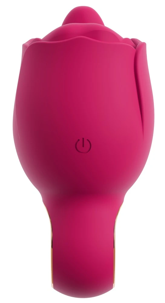 Oral Fun Tongue Vibrator, You2Toys Oral Fun Auflegevibrator mit Vibro-Zunge & Haltering – kreiselnde Zungenbewegung, 8 Stimulationsmodi für Klitoris & Hotspots