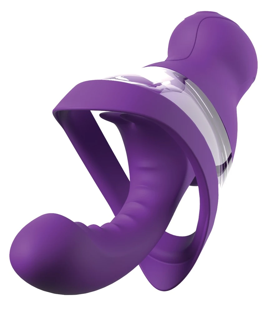 FFH Veloura G-Spot Pleasure Pu, Fantasy For Her Veloura Touch G-Spot Pleasure Pump – Aufreizender G-Punkt-Vibrator mit Intim-Saugschale, 10 Vibrationsmodi und 3 Saugstufen
