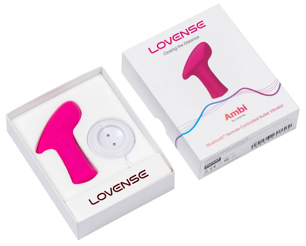 Ambi, Lovense Ambi Auflegevibrator mit App-Steuerung für intensive Klitoris-Vibes & prickelndes Lustspiel