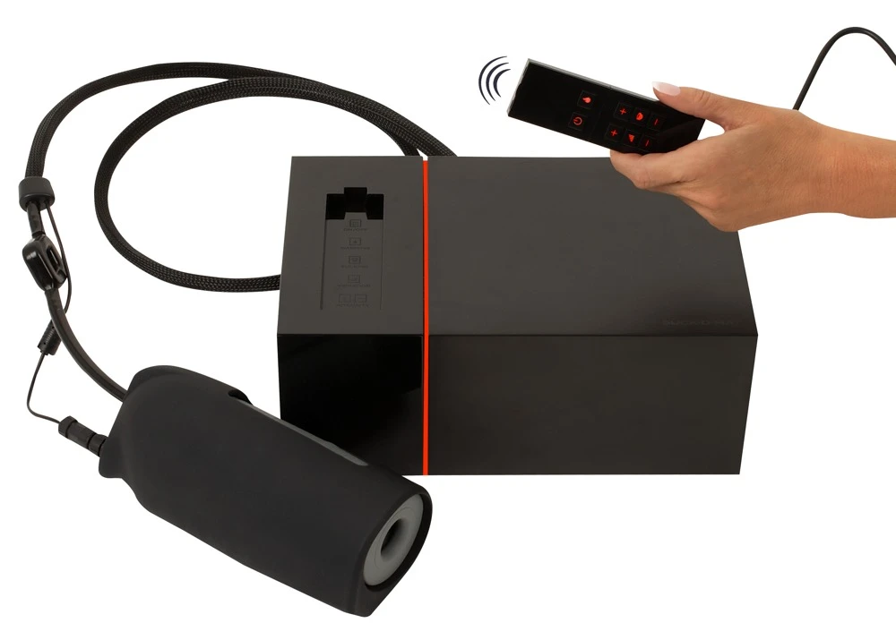 Suck-O-Mat 3 UK-Version, Suck-O-Mat 3 Blowjob Masturbator mit 100% stärkerer Saugkraft, Wärmefunktion, Silikon-Sleeve, automatischem Hub & LED Design UK-Stecker