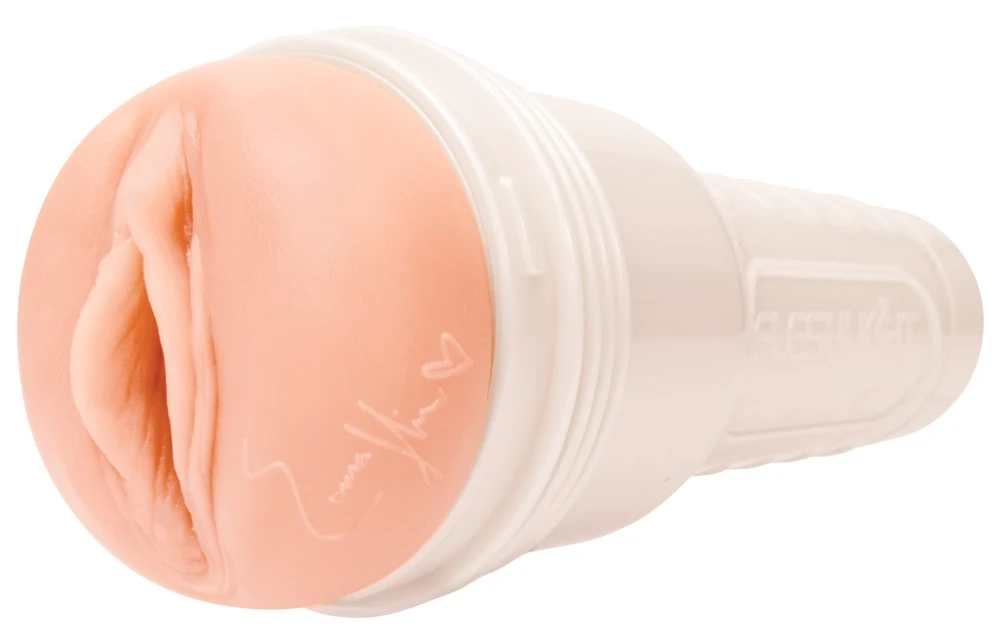 Fleshlight Girls Emma Hix Syru, Emma Hix Fleshlight Masturbator in diskretem Taschenlampen-Design mit original Vagina-Optik, intensiver Innenstruktur, Superskin-Sleeve und Autogramm für heiße, kraftvolle Reize